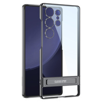 Case for Samsung Galaxy S25 Ultra, GKK Kickstand Hard Case, black