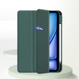 Case for iPad Air 13" 2025/2024 (7/6 gen.), Smartcase Hybrid, with stylus space, green