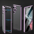 Case for Samsung Galaxy S23 Ultra, Magnetic Dual Glass, purple