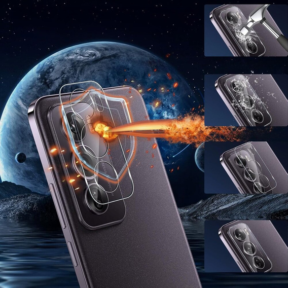Tempered Camera Glass for Oppo Reno 12, transparent