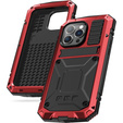 Case for iPhone 14 Pro Max, R-JUST, armoured, red