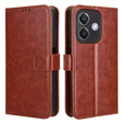 Flip case for Oppo A40 / Oppo A40m, Crazy Horse Wallet, brown
