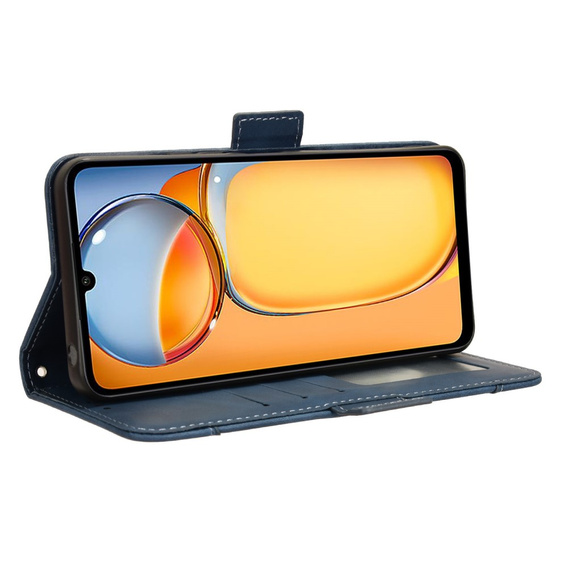 Flip case for Xiaomi Redmi 13C / Poco C65, Card Slot, blue