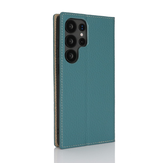 Flip case for Samsung Galaxy S25 Ultra, Litchi Skin Grain, blue