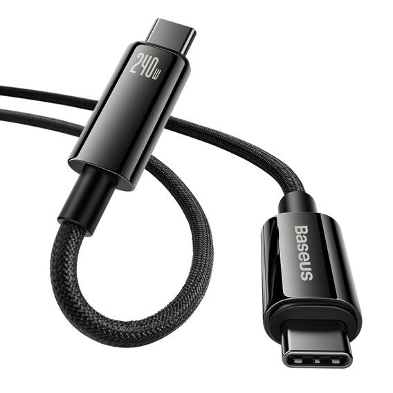 Baseus USB-C to USB-C 240 W cable with Power Delivery technology for devices with a USB-C connector