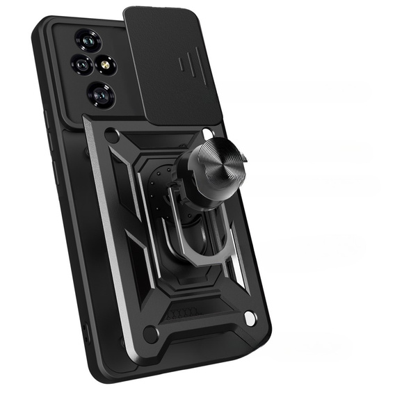 Case for Honor 200 Pro 5G, CamShield Slide, black