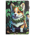 Case for Lenovo Tab M11, with flap, corgi dog
