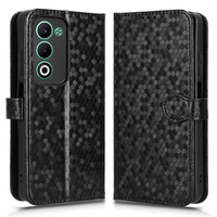 Flip case for Oppo A5 5G / A5m, Wallet Rhombus, black