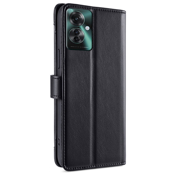 Flip case for Oppo Reno 11F 5G, Wallet Zipper Pocket, black