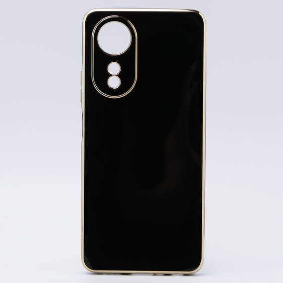 Case for Oppo A58 4G, Glamour CamShield, black