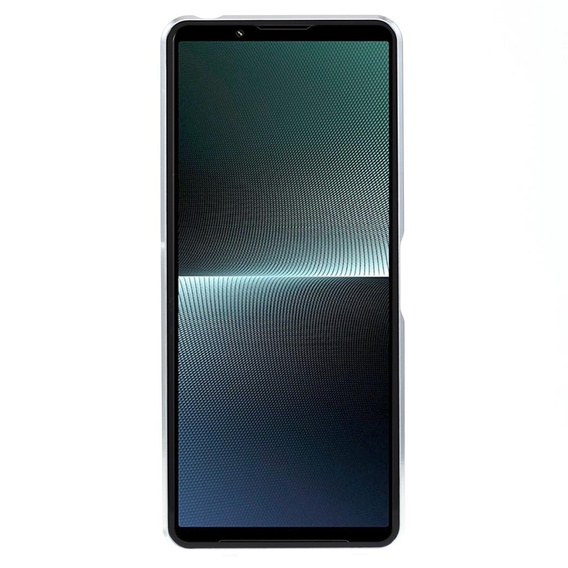 Case for Sony Xperia 1 V, Magnetic Dual Glass, silver