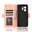Flip case for Realme GT 7 Pro, Card Slot, pink