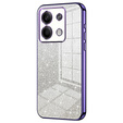 Case for Xiaomi Redmi Note 13 5G, Glitter Case CamShield, purple