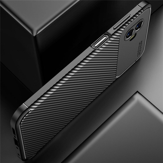 Case for Samsung Galaxy Xcover 6 Pro, Carbon Gel, black