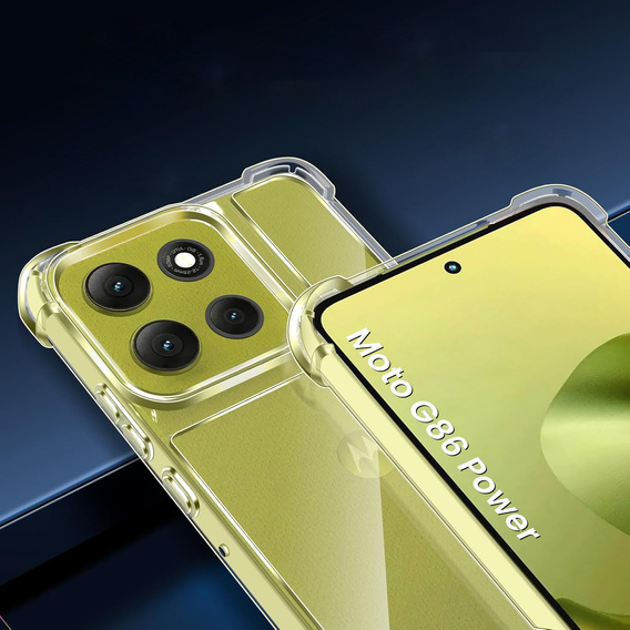Case for Motorola Moto G86 Power 5G, Dropproof, transparent