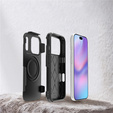 MagForce case for iPhone 17 Pro, for MagSafe, armoured, black