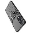 Case for Oppo A78 5G, Kickstand Ring, black