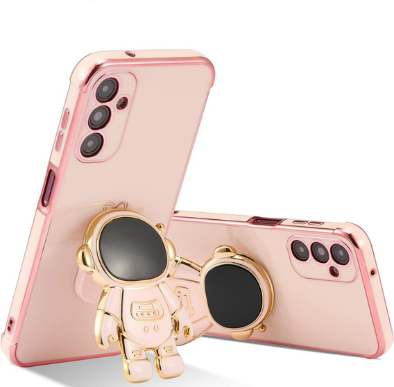 Case for Samsung Galaxy M55 5G, Astronaut, pink