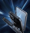 Armored case for Samsung Galaxy S23 FE, Dexnor Full Body (Two Frames), black