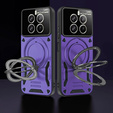Armored Case for Realme 12 Pro 5G / 12 Pro+ 5G, Magnetic Ring, purple