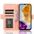 Flip case for Samsung Galaxy M15 5G, Card Slot, pink