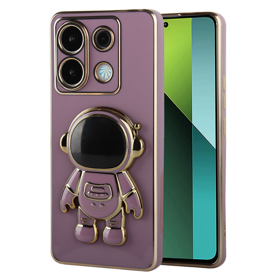 Case for Xiaomi Redmi Note 13 Pro 5G, Astronaut, purple + 9H Tempered Glass