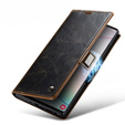 CASEME flip case for Samsung Galaxy Note 10 Plus, Waxy Textucoffee, coffee
