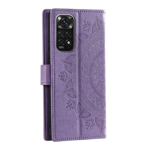 Flip case for Xiaomi Redmi Note 11/11S, Mandala, purple