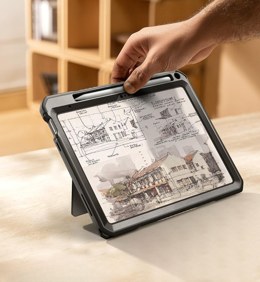 Dexnor 360° case with strap and stylus holder for iPad 11" 2025 A16 (11th gen.) / iPad 10.9" 2022 (10th gen.)