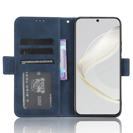 Flip case for Huawei Nova 11, Card Slot, dark blue