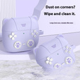 Silicone case with cat paw motif with key ring for Apple AirPods Pro 3
