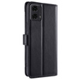 Flip case for Motorola Moto G04 / G24 / G24 Power, Wallet Zipper Pocket, black