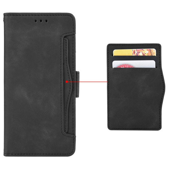 Flip case for Oppo Reno 13F / Oppo Reno 13FS, Card Slot, black