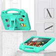 Children's case for Samsung Galaxy Tab A11 / A9, Cute Patterns, with stand, green