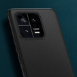 Leather case for Xiaomi 13 Pro, leather hybrid, black