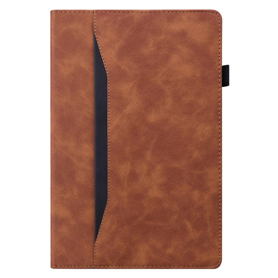 Case for Xiaomi Pad 6, Classic, with space for stylus, brown