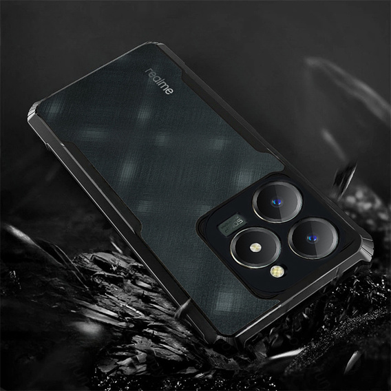 Case for Realme C61, AntiDrop Hybrid, black
