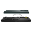 Spigen case for Samsung Galaxy A36 5G, Tough Armor Mag MagSafe, black + 9H Tempered Glass