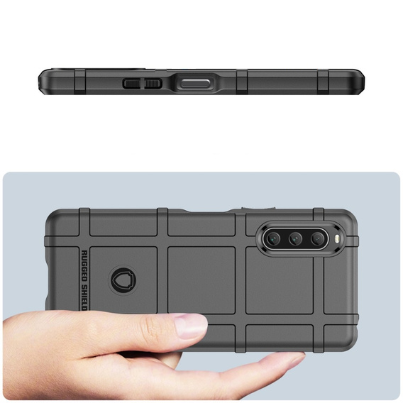 Case for Sony Xperia 10 V, Rugged Shield, black
