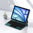 Keyboard Case for iPad Air 11" 2024, Magnetic Keyboard Touchpad, green