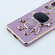 Case for Oppo Reno 10 / 10 Pro, Astronaut, purple