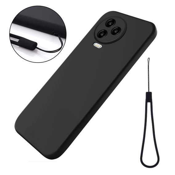 Case for Infinix Note 12 Pro 4G / Note 12 2023, Silicone Lite, black