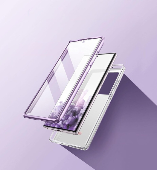 Case for Samsung Galaxy S23 Ultra, Suritch Full Body, purple