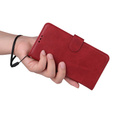 Flip case for Samsung Galaxy A34 5G, Leather Wallet, red