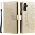 Flip case for Samsung Galaxy S23 FE, Mandala, gold