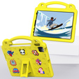 Children's case for iPad 10.9 2022 10 Gen, Cute Patterns, with stand, yellow