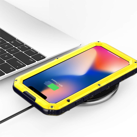 Armored case for iPhone 11, R-JUST, yellow