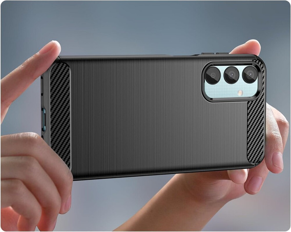 Case for Samsung Galaxy M15 5G, Carbon, black