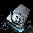 Case for Nothing Phone 3A Pro, Fusion Hybrid, transparent / black