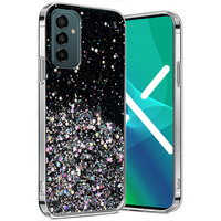 Case for Samsung Galaxy M23 5G / M13, Glittery, black
